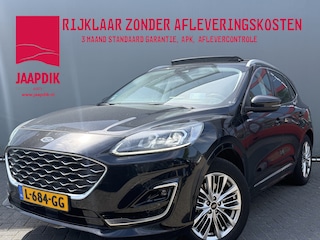 Ford Kuga BWJ 2021 2.5 210 PK PHEV Vignale PANO | TREKHAAK | FULL LED | ELEKTR. STOELEN | LEDER | STOEL + STUURVERW. | DAB | CAMERA | CARPLAY + ANDOIRD | KEYLESS | NAVI | CLIMA | CRUISE | LMV | PDC