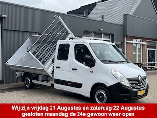 Renault Master T35 2.3 dCi L3 DC Airco 3 zijden kipper Telefoonverbinding Bluetooth Open laadbak Pick-up P-up Kieper Bakwagen Euro 6