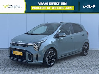 Kia Picanto 1.0 DPI GT-Line | Lichtmetalen velgen | Camera achter | Schuif kantel dak | Vol leder | Cruise control | Carplay | Stoelverwarming | Stuurverwarming |