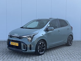 Kia Picanto 1.0 DPI GT-Line | Lichtmetalen velgen | Camera achter | Schuif kantel dak | Vol leder | Cruise control | Carplay | Stoelverwarming | Stuurverwarming |