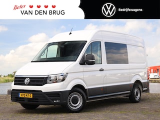 Volkswagen Crafter 35 2.0 TDI 140 pk L3H3 Highline | De ideale basis voor een Camperombouw ! | Airco | Cruise control | Camera | Navigatie via App connect | Ergo comfort bestuurderstoel | PDC | Trekhaak | Betimmering |