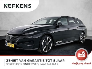 Peugeot 308 SW GT 54 kWh 156pk | DEMO | 444km WLTP Actieradius | Navigatie | 360° Camera | Handsfree Achterklep | Keyless | Stoel- en stuurverwarming | Matrix LED koplampen | Adaptieve Cruise Control | Sportstoel Leder/Alcantara elektrisch+massage | Climate Control | Parkeersensoren v+a | Dodehoeksensor | Draadloze Apple CarPlay / Android Auto + telefoonlader | Donker getint glas | 18" lichtmetalen velgen |