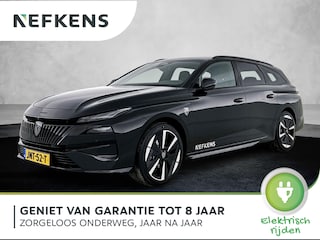 Peugeot 308 SW GT 54 kWh 156pk | DEMO | 444km WLTP Actieradius | Navigatie | 360° Camera | Handsfree Achterklep | Keyless | Stoel- en stuurverwarming | Matrix LED koplampen | Adaptieve Cruise Control | Sportstoel Leder/Alcantara elektrisch+massage | Climate Control | Parkeersensoren v+a | Dodehoeksensor | Draadloze Apple CarPlay / Android Auto + telefoonlader | Donker getint glas | 18" lichtmetalen velgen |