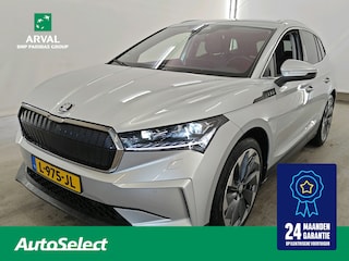 Skoda Enyaq iV 80 204pk First Edition | SOH 92% | Zwart Leder | 21" | Keyless | CarPlay | Stuur- en Stoelverwarming | Camera | PDC