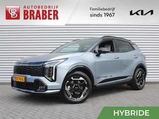 Kia Sportage 1.6 T-GDi Hybrid GT-PlusLine | Stuur-/stoelverwarming + ventilatie | Schuifdak | 360 Camera | HUD | LED | Stoelgeheugen | Elek. achterklep |