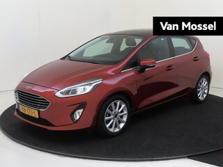 Ford Fiesta 1.0 EcoBoost Titanium | airco automatisch | Apple Carplay/Android | cruise control | lichtmetalen velgen | rijstrooksensor met correctie | elektrisch glazen panorama-dak |