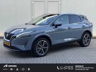 Nissan Qashqai 1.3 MHEV Tekna / Trekhaak / Panoramadak / HUD / Elektr Bestuurders Stoel / Elektr. Achterklep /Apple CarPlay / Voorruitverwarming