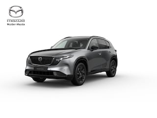 Mazda CX-5 e-Skyactiv G 141 Homura - Tan lederen interieur | 19-inch lichtmetalen velgen, Black | Alarmsysteem | Automatisch dimmende binnenspiegel met randloos design
