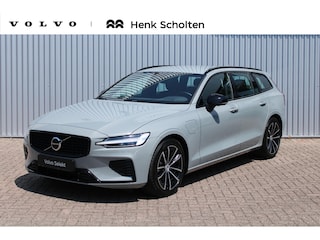 Volvo V60 2.0 T8 Plug-in hybrid AWD Plus Dark | Elektrisch verstelbare stoelen met geheugenfunctie | Premium audiosysteem van Harman Kardon | Semi-elektrische trekhaak | Stoelverwarming vóór en achter | Stuurverwarming | 360°-camera |