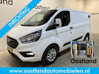 Ford Transit Custom 280 2.0 TDCI L1H1 Trend 130 PK / Servicebus / Sortimo Inrichting / Euro 6 / Airco / Camera / CarPlay / Cruise Control Adap. / Navigatie / Klep / 3-Zits / 55.000 KM !!