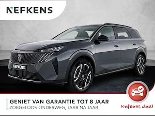 Peugeot 5008 1.6 Plug-in Hybrid 225pk GT 7p Automaat | Schuif-/kanteldak | Elektrisch Verstelb. Bestuurdersstoel | Navigatie | Climate Control | 360 Camera | Matrix-LED | Stoelverwarming |
