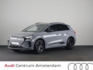 Audi Q4 S edition 82 KWh 286 pk | Optiekpakket zwart-glanzend | Privacy glas | Trekhaak | Leder/stof interieur |