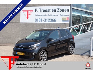 Kia Picanto 1.0 CVVT Design Edition Achteruitrijcamera/Cruise control/Climate control/Lederen bekleding/Navigatie/Elektrisch inklapbare spiegels/Licht metalen velgen/Led dagrijverlichting