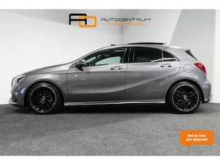 Mercedes-Benz A-klasse 200 AMG Line / A45 AMG Diffuser / Panamericana Grille / Panoramadak / Carbon interieurdelen / Stoelverwarming / LED High Performance / Cruise Control / 18'' LMV / Agility Control / PDC V+A