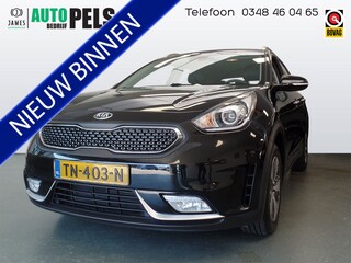 Kia Niro 1.6 GDi DynamicLine Navigatie, Clima controle, Cruise controle, Achteruitrijcamera, Elek ramen V/A, Xenon, Deels leder, Lm velgen 16'', Nederlandse auto!! Bovag afleverpakket 695,-