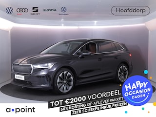 Skoda Enyaq iV 60 180 pk | SOH 93,53% | Navigatie | Parkeersensoren | Achteruitrijcamera | Lederen bekleding | Matrix LED koplampen | Autom. airco (3 zones) | Stoelverwarming |