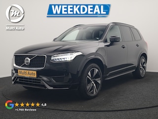Volvo XC90 T8 Twin Engine AWD R-Design 7 Persoons PHEV 392pk Dealer O.H | Trekhaak Af Fabriek | Adaptive Cruise | Harman / Kardon | Lederen Sportstoelen Memory & Verwarmd | Apple Carplay | Navigatie | Virtual | DAB | 20"L.M | Plug In Hybrid |