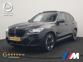 BMW X3 iX3 Sport 80 kWh 286pk Dealer O.H | Trekhaak Af Fabriek | Panodak | Laser LED | Head Up | Adaptive Cruise | 360 Camera | Lederen Sportstoelen Memory & Verwarmd | Harman / Kardon | Pilot Assist | Keyless | Blis | Apple Carplay | Navigatie | Virtual | DAB |
