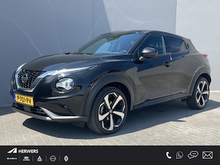 Nissan Juke 1.0 DIG-T N-Design / Premium Audio Systeem / Cold Climate Pack / Full-Map Navigatie / 100% dealer onderhouden / Apple Carplay&Android Auto / Technology Pack / Adaptief Cruise Control / Schakelmogelijkheid Aan Stuur / Keyless /