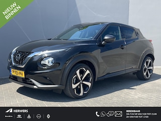 Nissan Juke 1.0 DIG-T N-Design / Premium Audio Systeem / Cold Climate Pack / Full-Map Navigatie / 100% dealer onderhouden / Apple Carplay&Android Auto / Technology Pack / Adaptief Cruise Control / Schakelmogelijkheid Aan Stuur / Keyless /