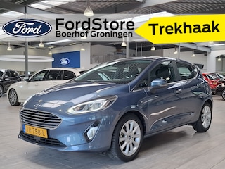 Ford Fiesta EcoBoost 100pk Titanium | Adapt. Cruise | B&O | Trekhaak | Parkeerhulp | Camera | B&O | Apple/Android Carplay |