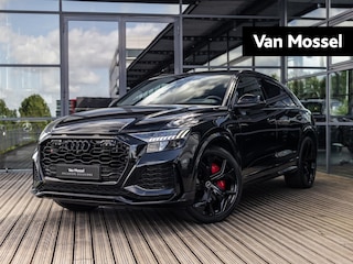 Audi Q8 4.0 TFSI Q8 quattro | DYNAMIC PLUS | KERAMISCH | AWD BESTURING | HEAD-UP | STOELMASSAGE | STOELVENTILATIE | B&O SOUND | PANORAMA/SCHUIF-KANTELDAK | BTW AUTO | DEALER ONDERHOUDEN | TREKHAAK |