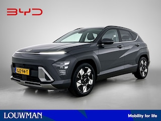Hyundai Kona 1.6 GDI HEV Premium | Zwart Leder | BTW-Auto | Eerste eigenaar | NAP! |