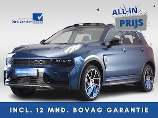 Lynk & Co 01 1.5 | 6.6 kWh laden | 360° Camera | Botsherkenning | Panoramadak | Pilot Assist | Achteruitrijcamera | Apple CarPlay/ Android Auto | Parkeersensoren voor- en achter | Memory Bestuurdersstoel | Na