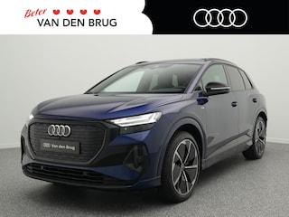 Audi Q4 50 quattro S edition 77 kWh 299 PK | LED Matrix | Leder | Elek. Verstelbare stoelen | Side Assist | Head-Up Display | Trekhaak | Panoramadak | Sonos | Stuur- & Stoelverwarming | Achteruitrij Camera |