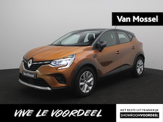 Renault Captur TCe 90 ZEN | Easy Link Navigatiesysteem met Apple Carplay & Android Auto | Two-tone metaalkleur | Airco | Parkeersensoren v+a met achteruitrijcamera |