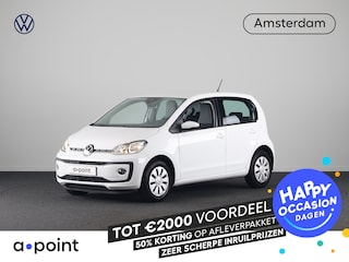 Volkswagen Up 1.0 Move Up! 65 pk | Navigatie via App | Parkeersensoren achter | Achteruitrijcamera | Cruise control | Stoelverwarming |