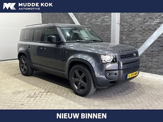 Land Rover Defender 110 2.0 P400e 110 X-Dynamic HSE | ACC | Luchtvering | Panoramadak | Trekhaak | Meridian | Ventilatie | Koelbox