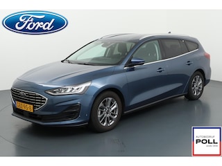 Ford Focus 155pk Eco Hybrid Automaat Titanium Groot Sync-4 Navi Trekhaak All seasons Wagon Dealeronderhouden