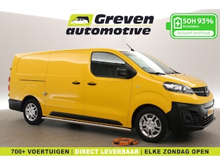 Opel Vivaro 50 kWh L3H1 | Snelladen | SOH 93% | Airco | Cruise | Camera | Carplay | 3 Zits | Parkeersens.
