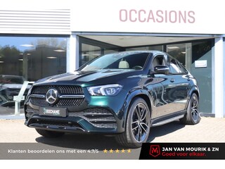 Mercedes-Benz GLE Coupé 350 e 4MATIC AMG Premium Plus | PANO | Burmester | Stoelventilatie | Trekhaak | Smaragdgrün Groen |