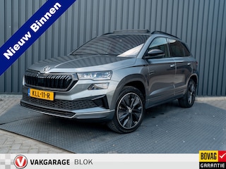Skoda Karoq 1.5 TSI ACT Sportline Business | Panodak | Trekhaak wegkl. | Stoel geheugen | Leder | Prijs Rijklaar!!