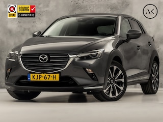 Mazda CX-3 2.0 SkyActiv-G 120 GT-M Automaat (NAVIGATIE, CLIMATE, CAMERA, LEDER, STOELVERWARMING, KEYLESS, SPORTSTOELEN, GETINT GLAS, CRUISE, NIEUWSTAAT)