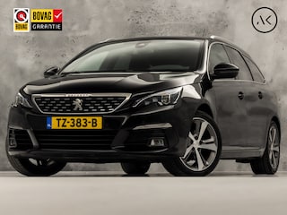 Peugeot 308 SW 1.2 PureTech GT-line 131Pk Automaat (PANORAMADAK, APPLE CARPLAY, GROOT NAVI, KEYLESS, CAMERA, SPORTSTOELEN, GETINT GLAS, TREKHAAK, NIEUWE APK, NIEUWSTAAT)
