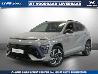 Hyundai Kona 1.6 GDI HEV N Line Full Hybride Automaat met Navigatie, Adaptive Cruise Control en Sport uitvoering Uit voorraad leverbaar!