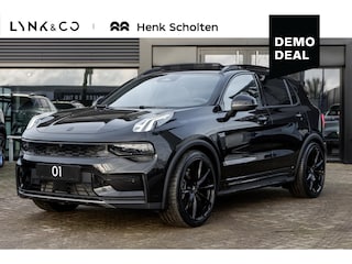 Lynk & Co 01 276PK More | HEICO 21" Wielen | HEICO Verlagingsveren | 360 Graden Camera | Harman Kardon | Panoramadak | Elektrisch bedienbare voorstoel met geheugen | Keyless Entry | Getint glas | Adaptieve Cruise Control | Dodehoekassistent | Sfeerverlichting | Stuurwielverwarming | Stoelverwarming