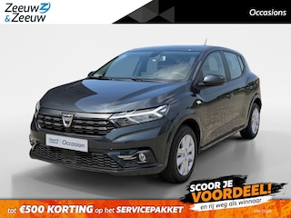 Dacia Sandero 90PK TCe Comfort | Trekhaak | Navi | Camera | Climate Control | Armsteun | Apple CarPlay/Android Auto | Cruise Control | Elektrische Ramen & Spiegels | LED koplampen |