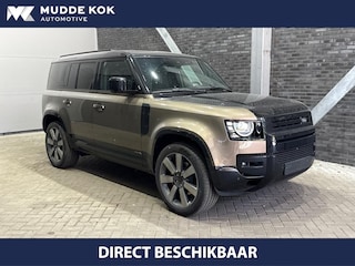 Land Rover Defender 2.0 P300e 110 X | FACELIFT | ClearSight | Meridian Surround | Trekhaak | Luchtvering | Koelbox | Panoramadak | 22 Inch