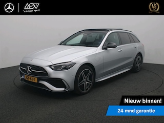 Mercedes-Benz C-klasse Estate 300 e AMG Business Solution | Panorama - Schuifdak | Memory Seats | Distronic Cruise Control | Sfeerverlichting | 360° Camera | Night Pakket