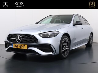 Mercedes-Benz C-klasse Estate 300 e AMG Business Solution | Panorama - Schuifdak | Memory Seats | Distronic Cruise Control | Sfeerverlichting | 360° Camera | Night Pakket