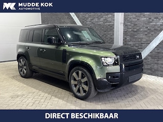 Land Rover Defender 2.0 P300e 110 X | FACELIFT | ClearSight | Meridian Surround | Trekhaak | Luchtvering | Koelbox | Panoramadak | 22 Inch