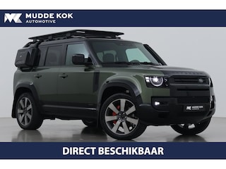 Land Rover Defender 2.0 P300e 110 X | FACELIFT | ClearSight | Meridian Surround | Trekhaak | Luchtvering | Koelbox | Panoramadak | 22 Inch