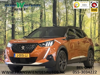 Peugeot 2008 1.2 PureTech GT | 155 PK! | D-Riem Vervangen | Apple Carplay | Android Auto | Panoramadak | Lane Assist | Dodehoeksensor | Adaptieve Cruise Control | Stoelverwarming | Focal Sound | DAB | Sfeerverlichting |