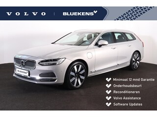 Volvo V90 T6 Recharge AWD Plus Bright - IntelliSafe Assist & Surround - 360º Camera - Harman/Kardon audio - Adaptieve LED koplampen - Verwarmde voorstoelen & stuur - Parkeersensoren voor & achter - Elektr. bedienb. voorstoelen met geheugen - 19' LMV