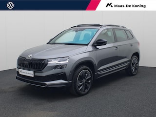 Skoda Karoq 1.5 TSI 150PK ACT Sportline DSG · Panoramadak · 360°Camera + Parkeersensoren · Navigatie · Garantie t/m 27-02-2030 of 100000km