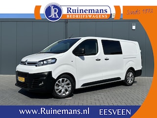 Citroën Jumpy 2.0 BlueHDI 180 PK / AUTOMAAT / L3H1 / DUBBEL CABINE / 2x SCHUIFDEUR / TREKHAAK / CAMERA / BLIND SPOT / ECC / CRUISE / 6 PERSOONS